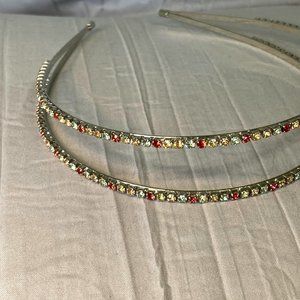 J. Crew Pink Rhinestone Headband